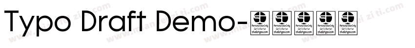 Typo Draft Demo字体转换